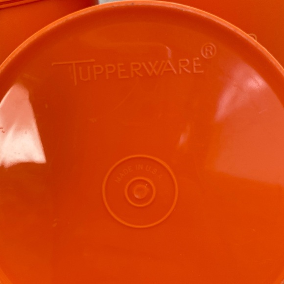 Tupperware Orange Food Storage Containers - Picture 2 of 6